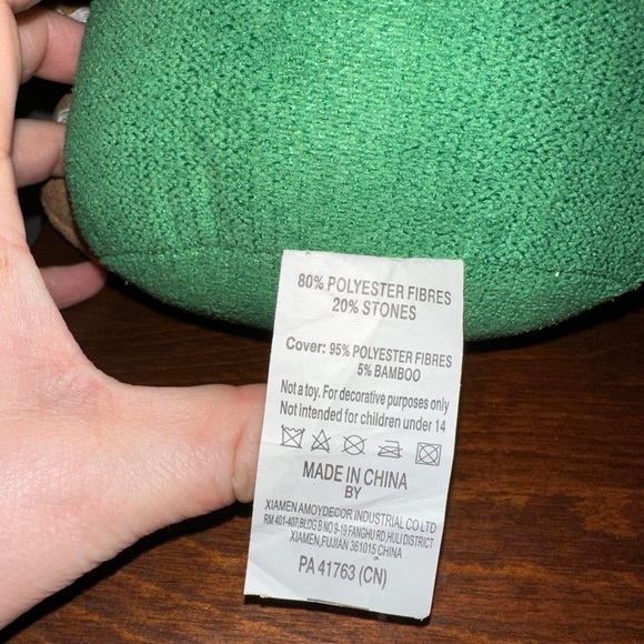 NWT PEPPERMINT SQUARE GINGERBREAD MAN GNOME WITH PEPPERMINT DETAIL - Picture 4 of 9